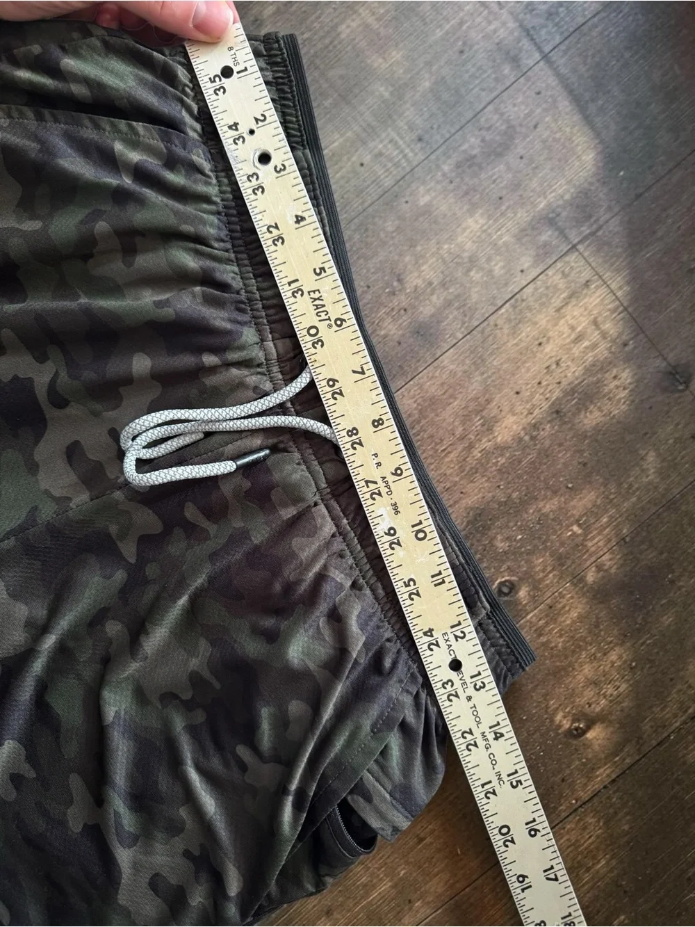 BYLT Basics Mens Medium Camo Athletic Shorts Built In Liner Drawstring
